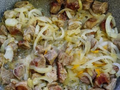 Kumpio plovas su daržovėmis Žingsnis 5