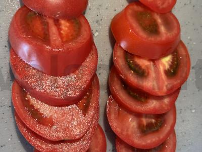 Salotas „Caprese“ Žingsnis 1