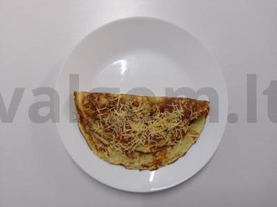 Skani avižų blynas su sūriu pagrindine nuotrauka