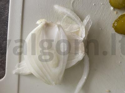 Vištienos kotletų burgeris Žingsnis 5