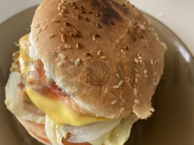 Vištienos kotletų burgeris Žingsnis 13