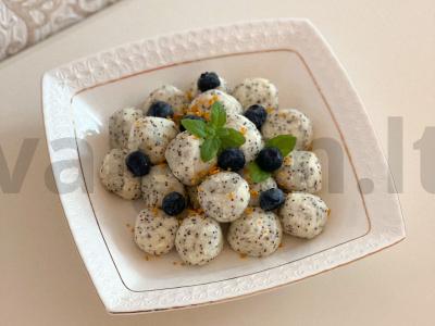 Patingėlių virtinukai su aguonomis pagrindine nuotrauka