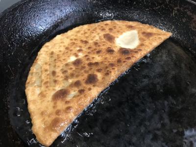 Sultingi čeburekai su kalakutienos faršu Žingsnis 11