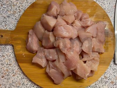 Keptas vištienos filė su daržovėmis orkaitėje Žingsnis 1