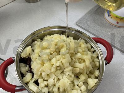 Salotas-vinegretas „Paprastas“ Žingsnis 6