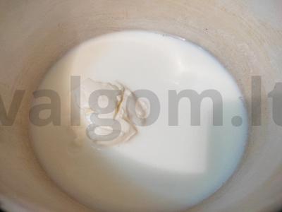 Farfalle su upėtakiu Žingsnis 2