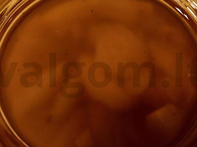 Keptas haloumi sūris su kriaušėmis ir mėtomis Žingsnis 4