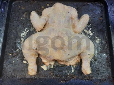 Namų šašlykas su kepta vištiena ir korėjietiška morkų salotomis Žingsnis 1