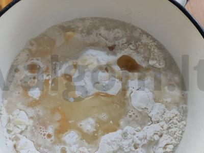 Pyragas „Galaktika“ su riešutų sviestu Žingsnis 5