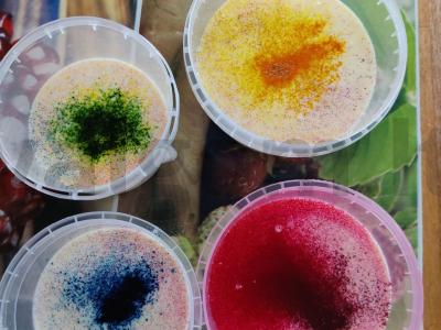 Pyragas „Galaktika“ su riešutų sviestu Žingsnis 8