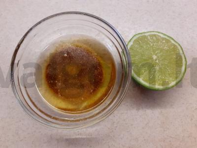 Vištiena su laimu ir kukurūzų aliejumi Žingsnis 1