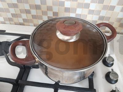 Onigiri su morkomis ir jūros kopūstais Žingsnis 2