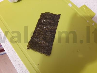 Onigiri su morkomis ir jūros kopūstais Žingsnis 3