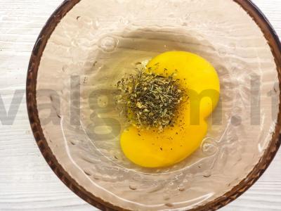 Kalakutų naggetai „Naminiai“ Žingsnis 1