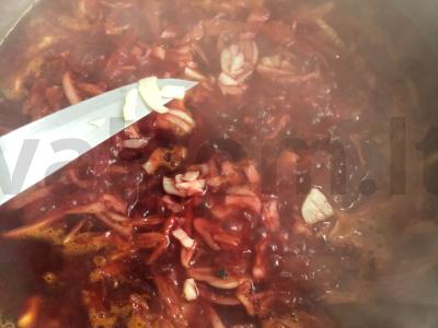 Burokėlių sriuba su kopūstais Žingsnis 14