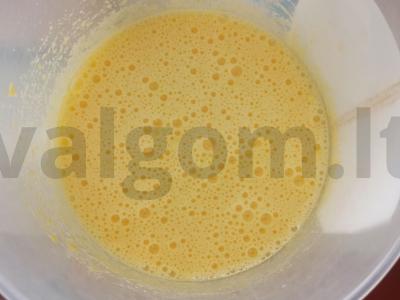 Blynai su išrūgomis Žingsnis 1