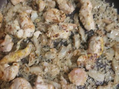 Sūrio ryžių košė su vištiena Žingsnis 3