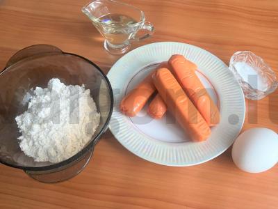 Skani dešrelė tešloje Žingsnis 1