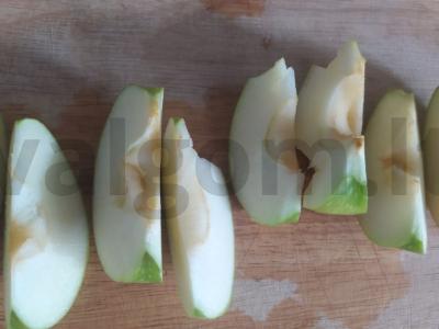 Antis su bulvėmis ir obuoliais Žingsnis 1