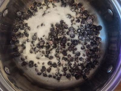 Mėlynių konfitas Žingsnis 1