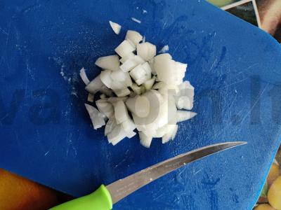 Olivjė su krevetėmis ir šviežiu agurku Žingsnis 11