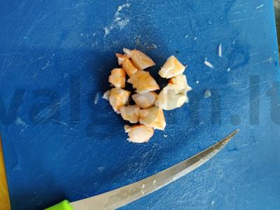 Olivjė su krevetėmis ir šviežiu agurku Žingsnis 14