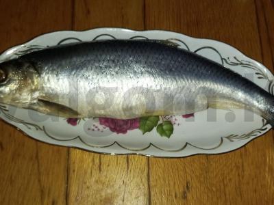 Užkandis „Silkė su svogūnais“ Žingsnis 1