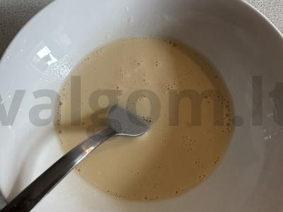 Itališka pasta su bekonu ir kiaušiniu Žingsnis 2