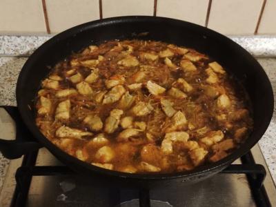 Mėsos pietūs su makaronais Žingsnis 7