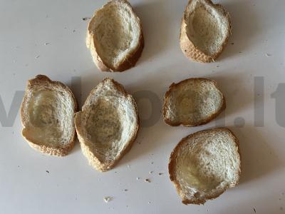 Namų pyragėliai „Sūrio pyragas“ iš trijų ingredientų Žingsnis 1