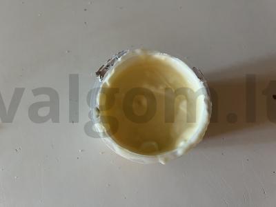 Namų pyragėliai „Sūrio pyragas“ iš trijų ingredientų Žingsnis 2