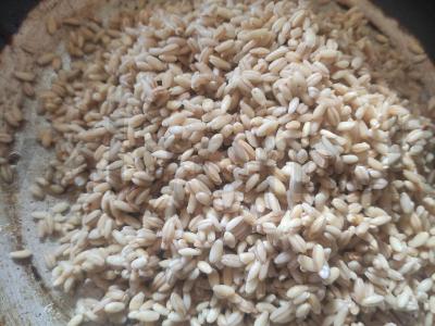 Kepta perlų kruopų patiekalas su daržovėmis Žingsnis 1