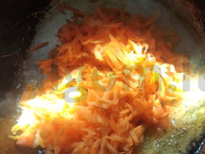 Kepta perlų kruopų patiekalas su daržovėmis Žingsnis 2