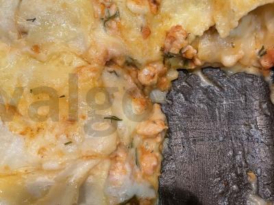 Lasagna su vištiena ir sūriu pagrindine nuotrauka