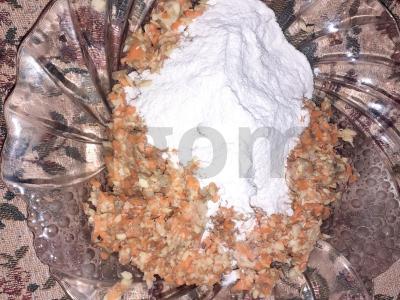 Dažytos lęšių kotletai su ryžių miltais Žingsnis 2