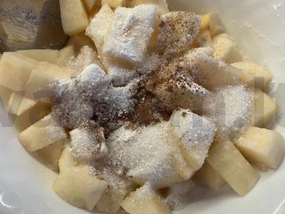 Obuolių študelis Žingsnis 2