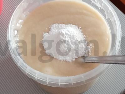 Mano pyragas be kiaušinių iš sausų pieno Žingsnis 5