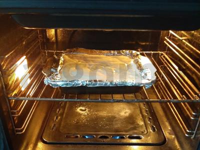 Mano pyragas be kiaušinių iš sausų pieno Žingsnis 6