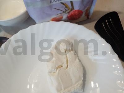 Neįprasti blynai su varške Žingsnis 4