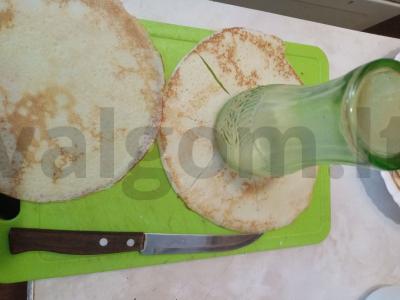 Neįprasti blynai su varške Žingsnis 5