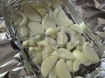 Kepta baltoji upėtakis su apelsinais Žingsnis 1