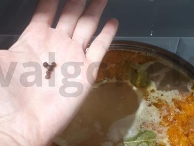 Daržovių sriuba su meatballs Žingsnis 14