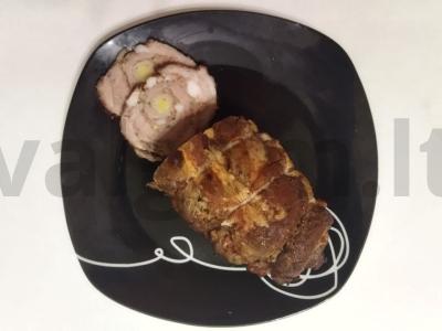 Kiaulienos ritinys su spanguolėmis ir pistacijomis pagrindine nuotrauka