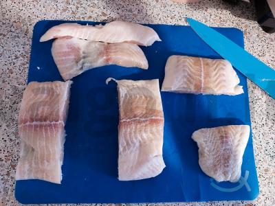 Pangasius, keptas su citrina Žingsnis 1