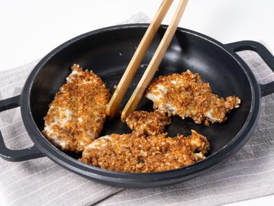 Kalakutienos filė grikių dribsniuose Žingsnis 2