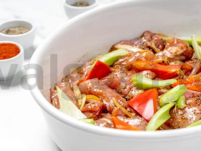 Kailinis triušis apelsinų marinate Žingsnis 2