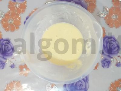 Ryžių blynas su uogomis Žingsnis 1