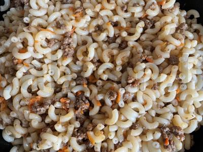 Makaronai pagal jūreivių receptą su prieskoniais ir žolelėmis Žingsnis 5