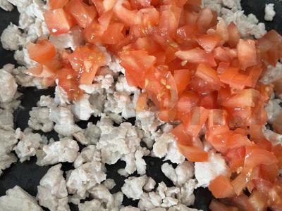 Bolognese makaronai su vištienos faršu Žingsnis 3