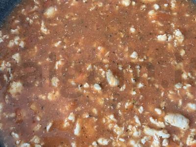 Bolognese makaronai su vištienos faršu Žingsnis 6